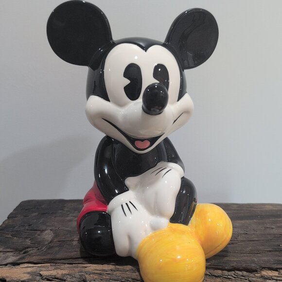 Mickey Mouse Piggy Bank Rare, Vintage, Disney - Picture 2 of 5